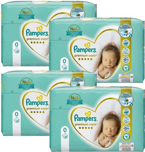 pampers liczba mokrych pieluszek