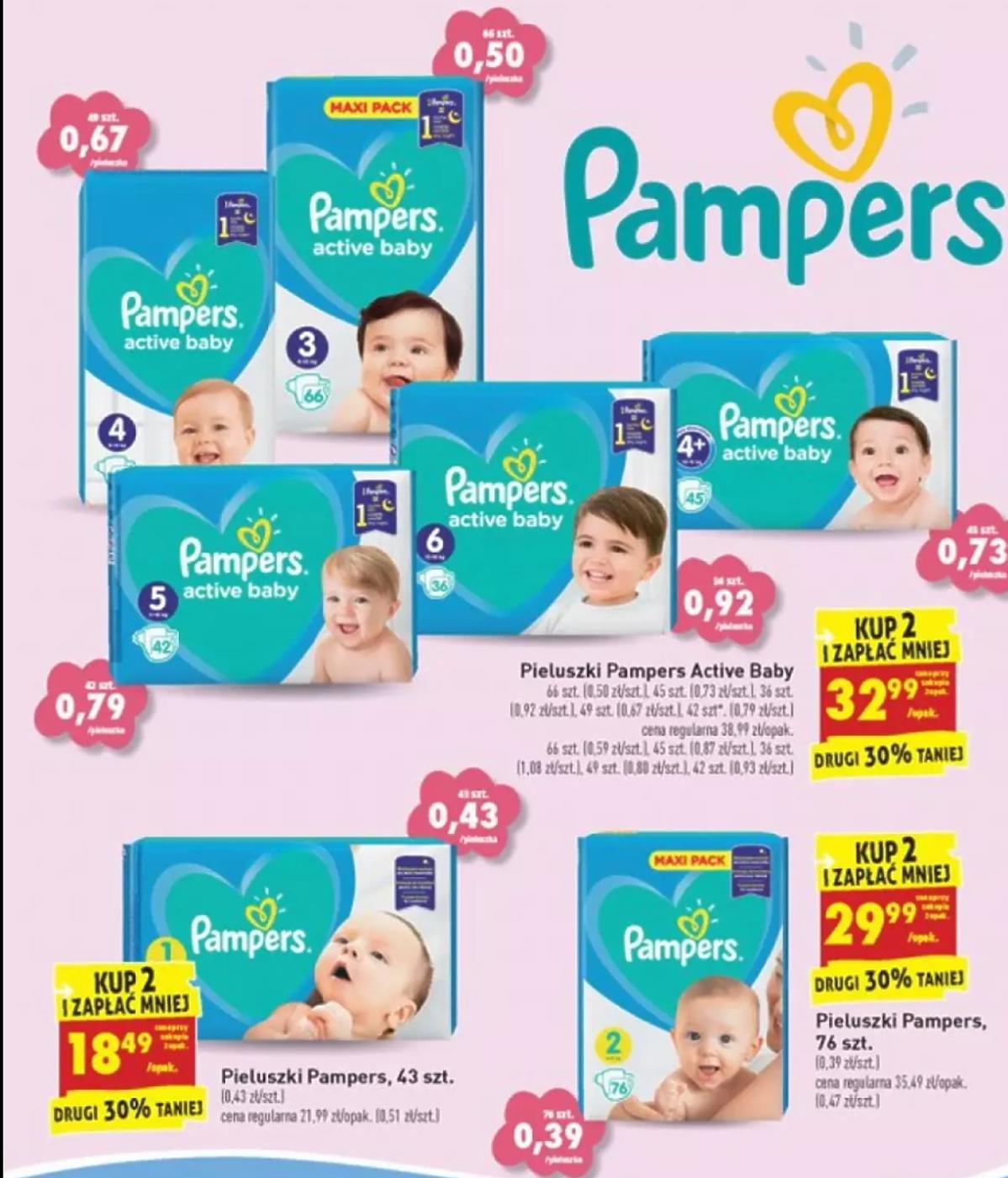 pieluchy pampers premium care xxl 4 maxi 8-14 kg 168szt