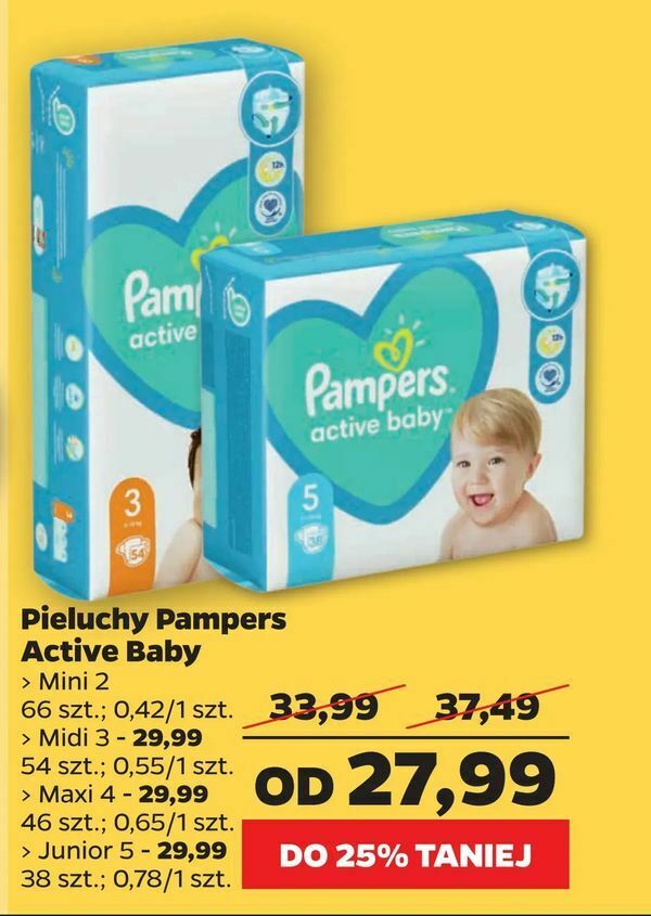 pampers pieluchy baby dry 5+