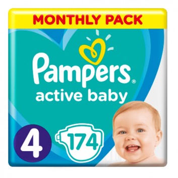 pampers active baby 3 80 szt