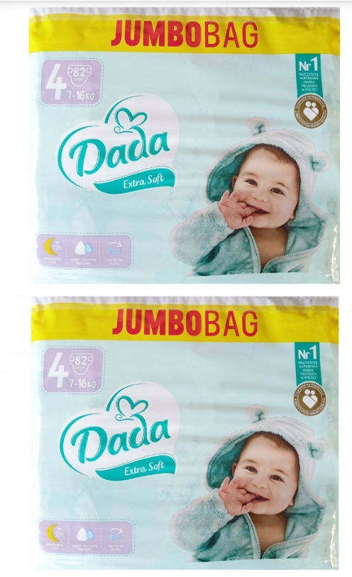 pieluchy dada extra care mini 64 szt