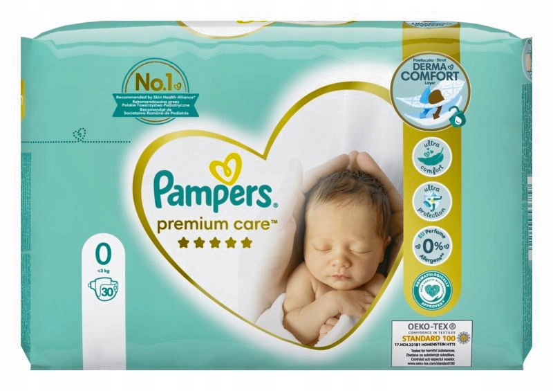 dziecko miesięczne przez noc suchy pampers