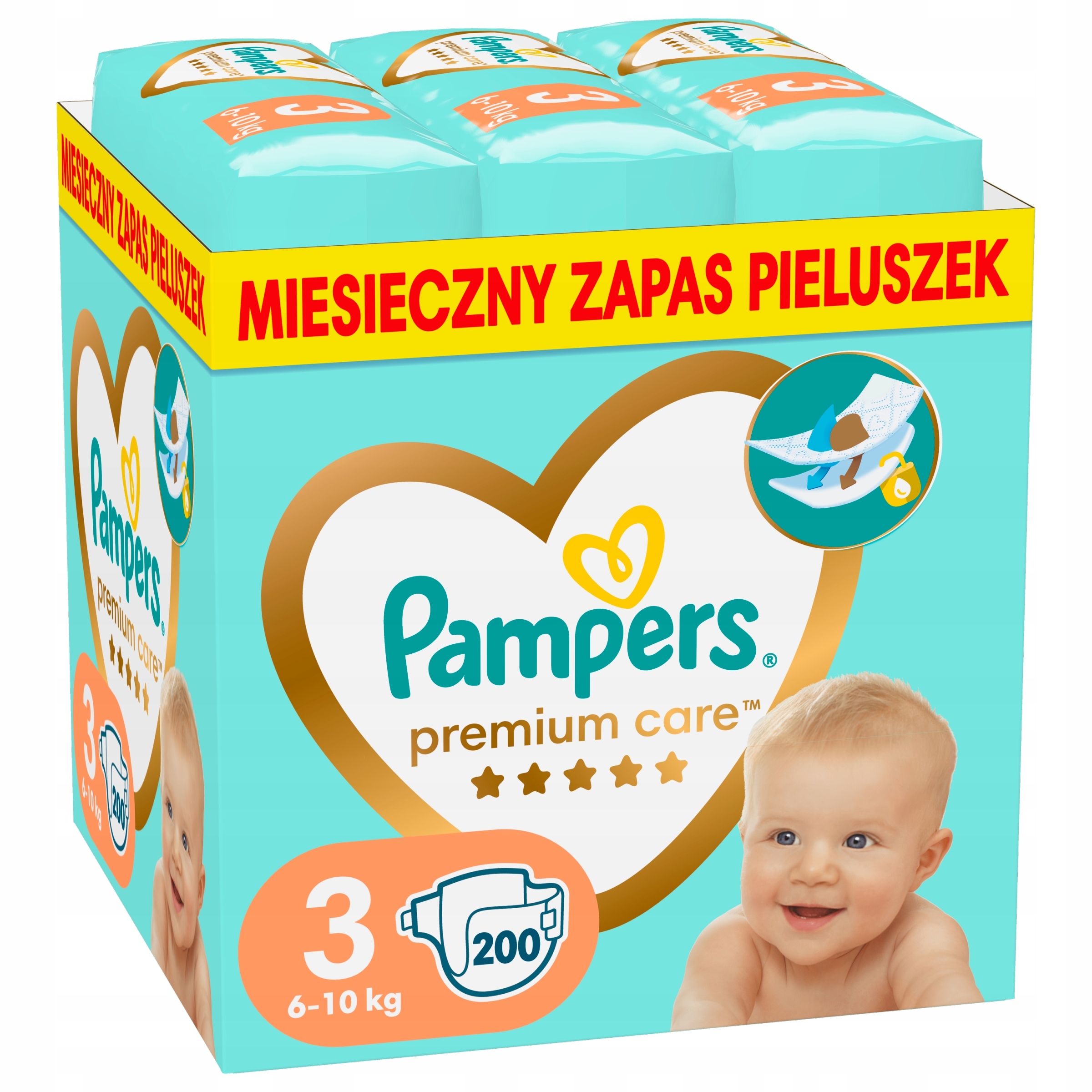 pampers new baby dry pieluchy rozmiar 1 newborn 2-5 kg