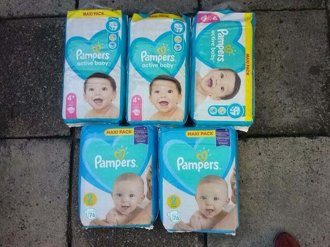 pampers active baby-dry pieluchy rozmiar 4 maxi 8-14kg 132 sztuki