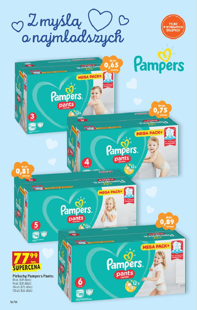 pampers piekuszki jednorazowe dla niemowlaka 0