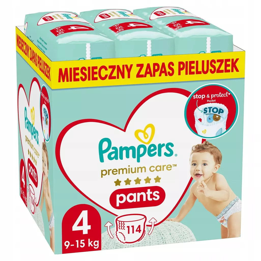 pieluszki pampers premium care pasek jak dziala