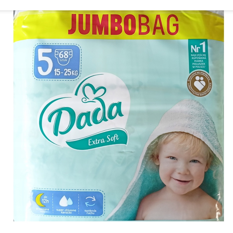 żółty pampers mokry