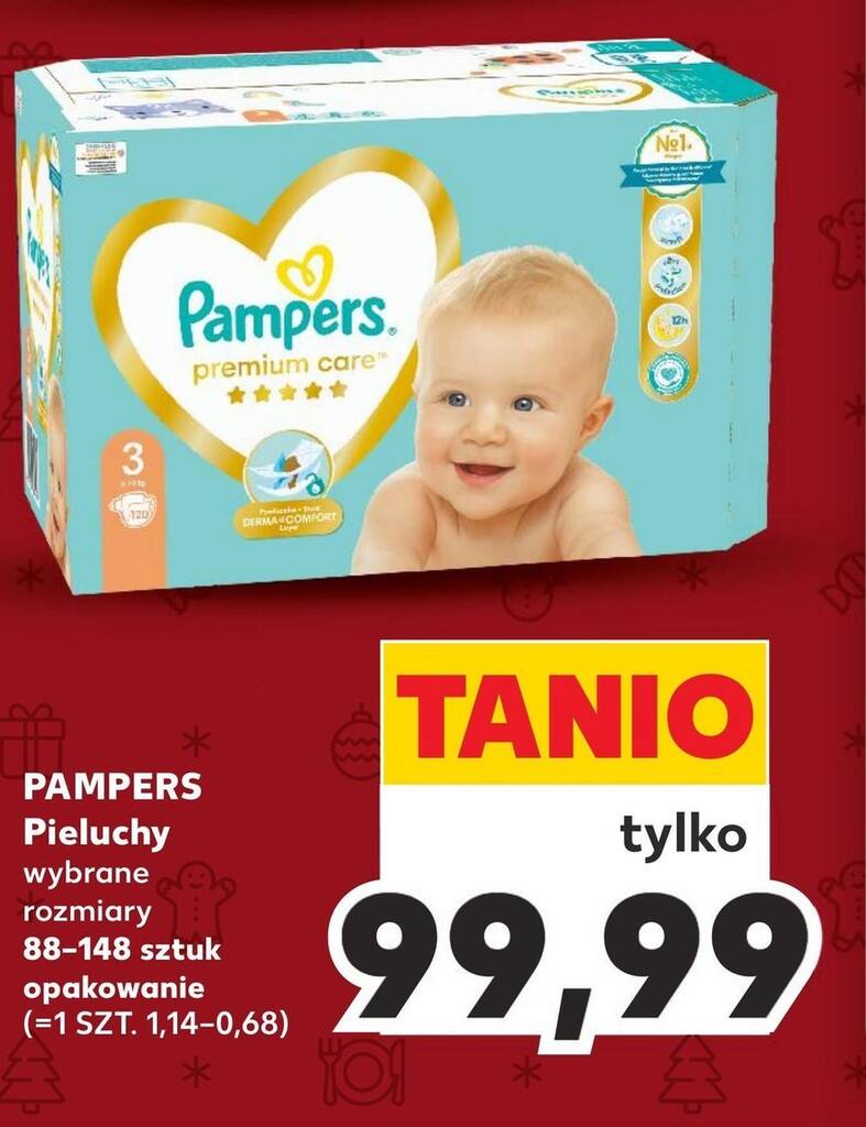 pampers pieluchy premium care 5 junior 136 sztuk