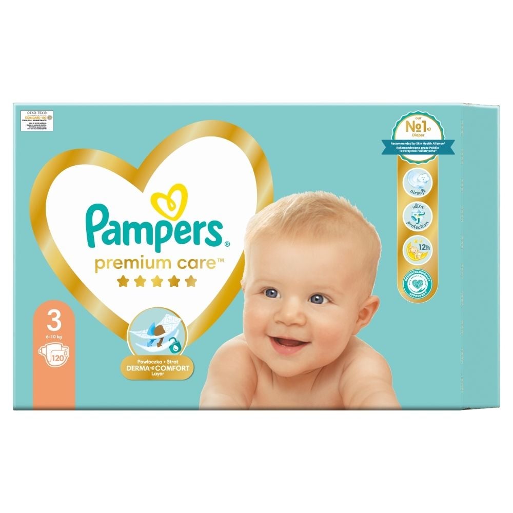 pieluchy pampers premium care 1 new born 220