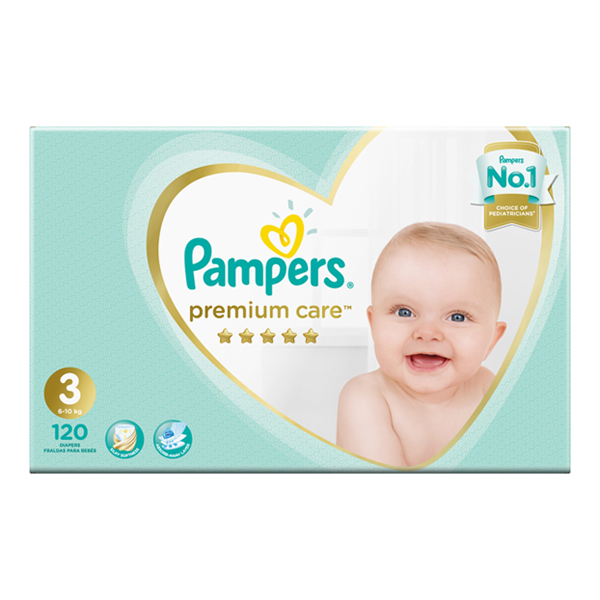 pampers premium care 1 168sztuk