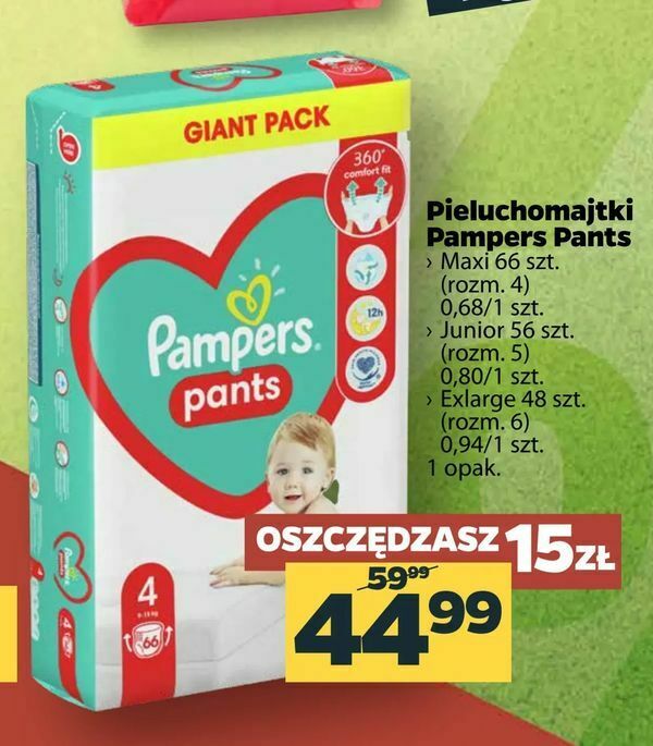 pampers z tylu rzep