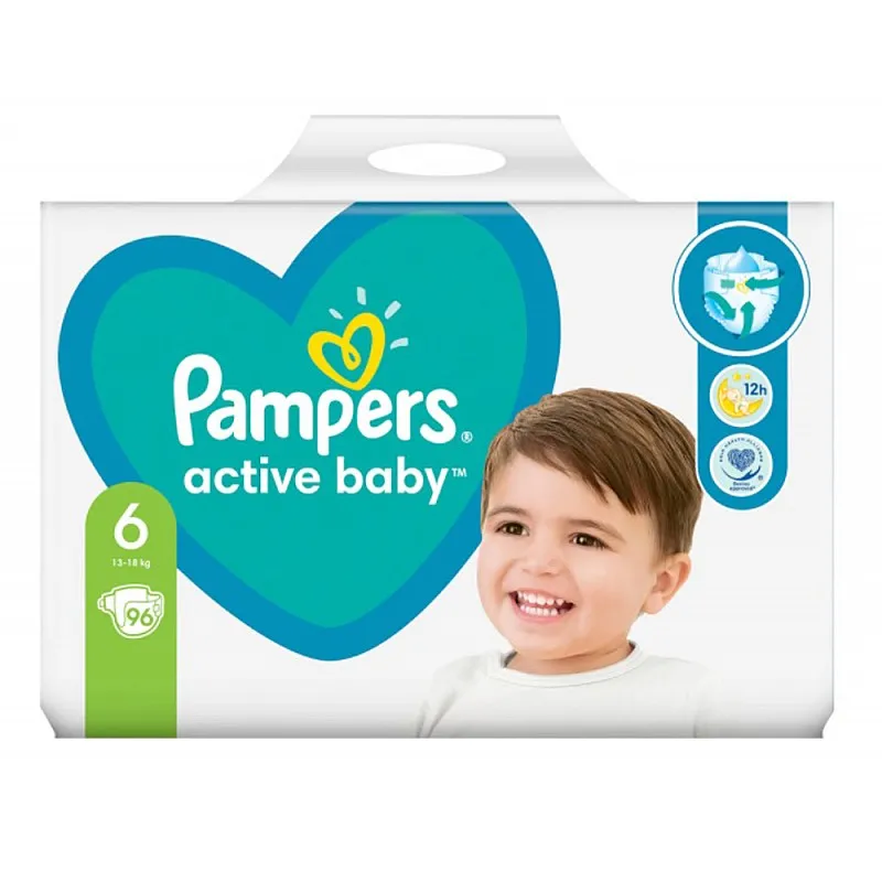 pieluchy pampers active baby dry 90 sztuk