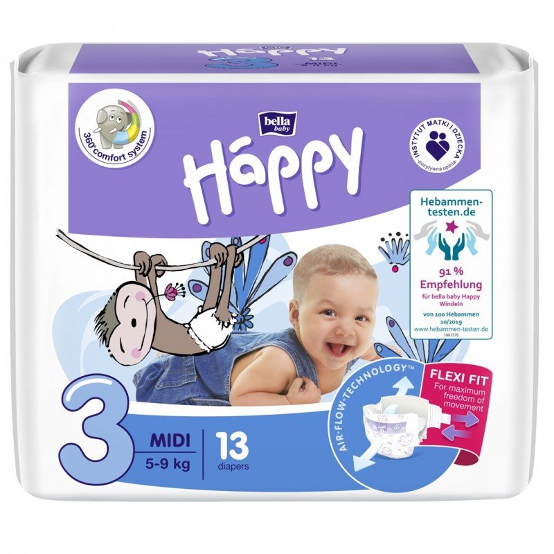 pampers 3 do ilu miesiecy