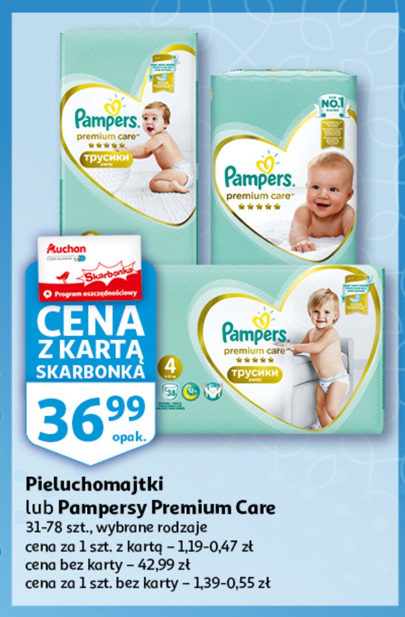 pampers 4+ 96 szt