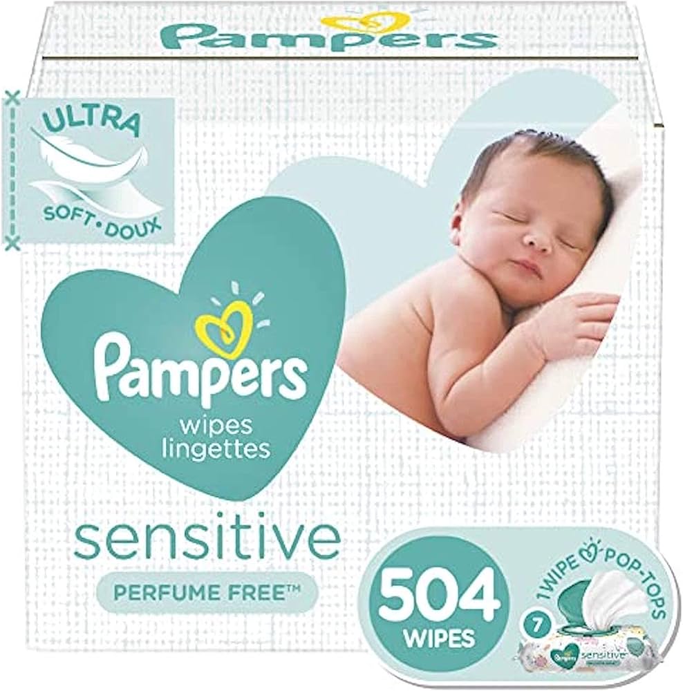 pampers natural clean wipes