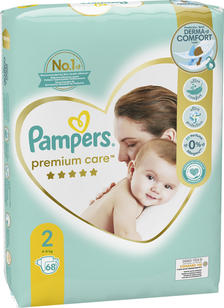 pampers box baby dry