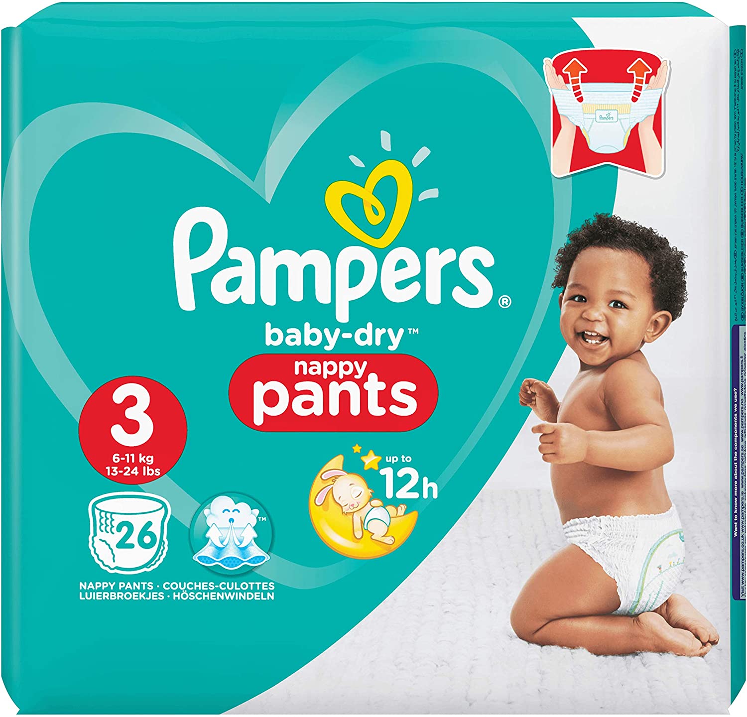 pampers active baby-dry pieluchy 4 maxi 8-14 kg 64 szt