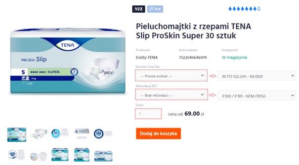 pampers premium care 4 68 sztuk