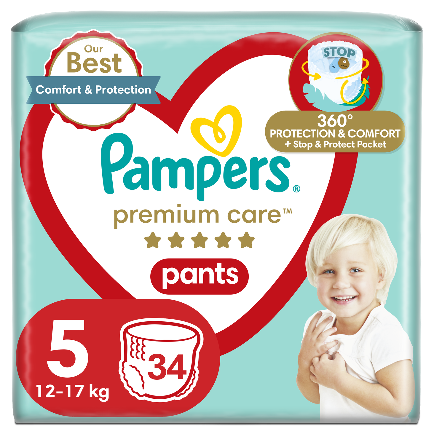 pampers premium care pants 4 22szt