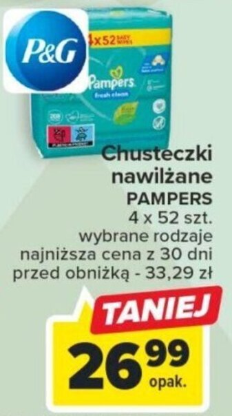 pampers fresh clean 12x64