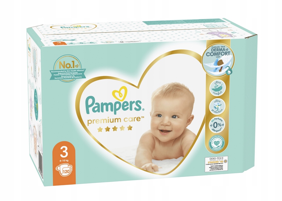 reklama pampers premium care zdjęcia