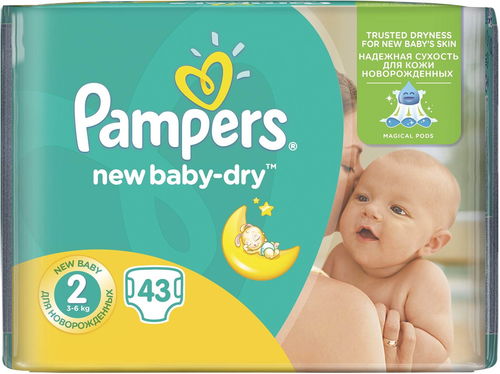 pieluchy pampers new baby 1 newborn 43 szt ceny