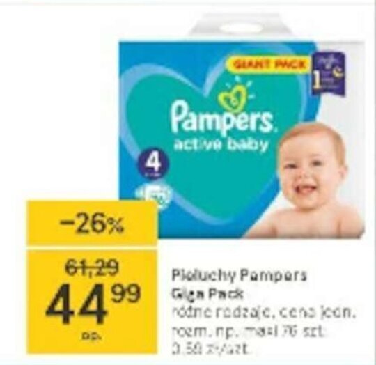 pampers chusteczki spłukiwalne