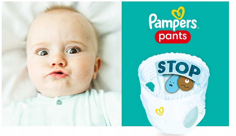 specjalny pampers pielucha poszerzajaca