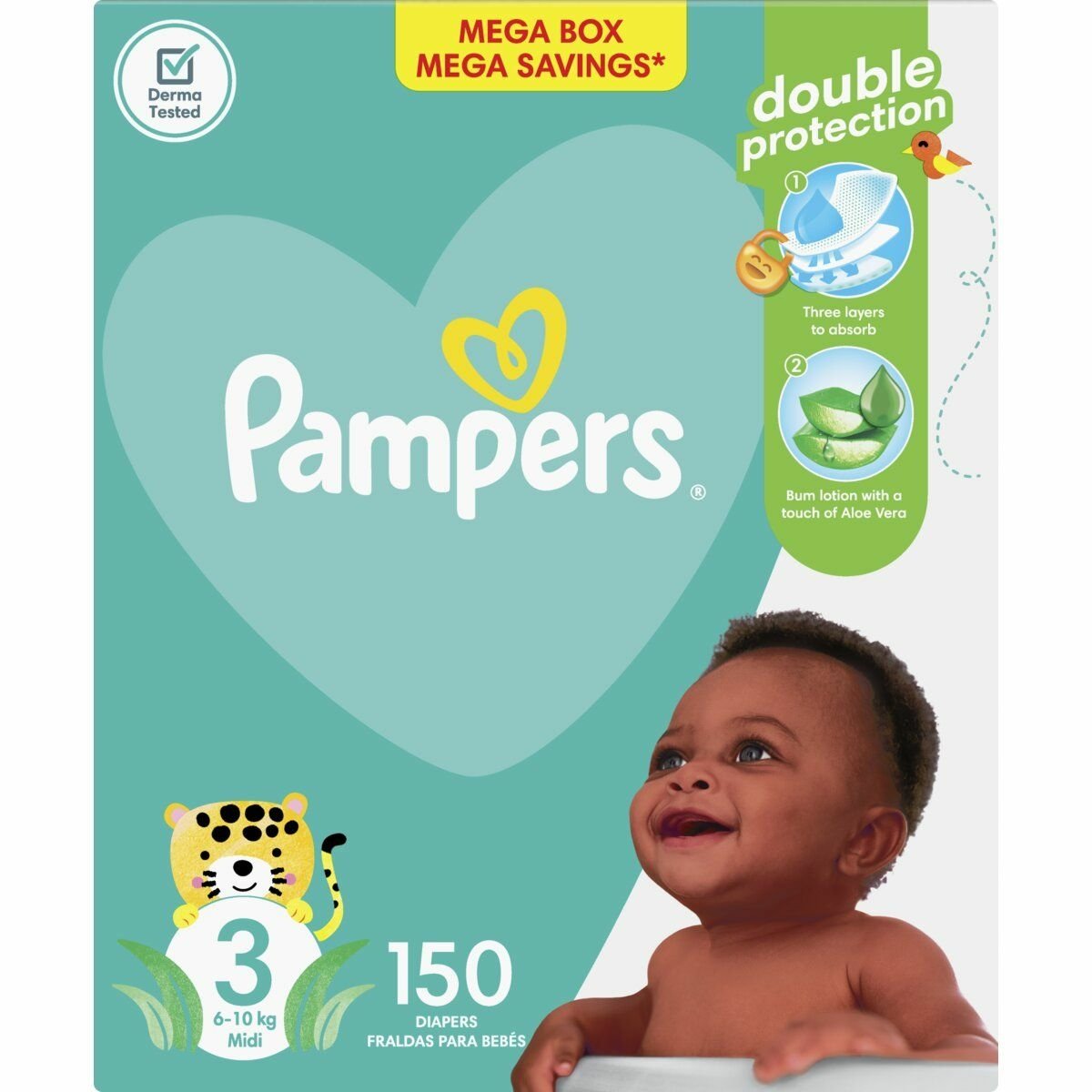 pampers active baby 4 132 szt