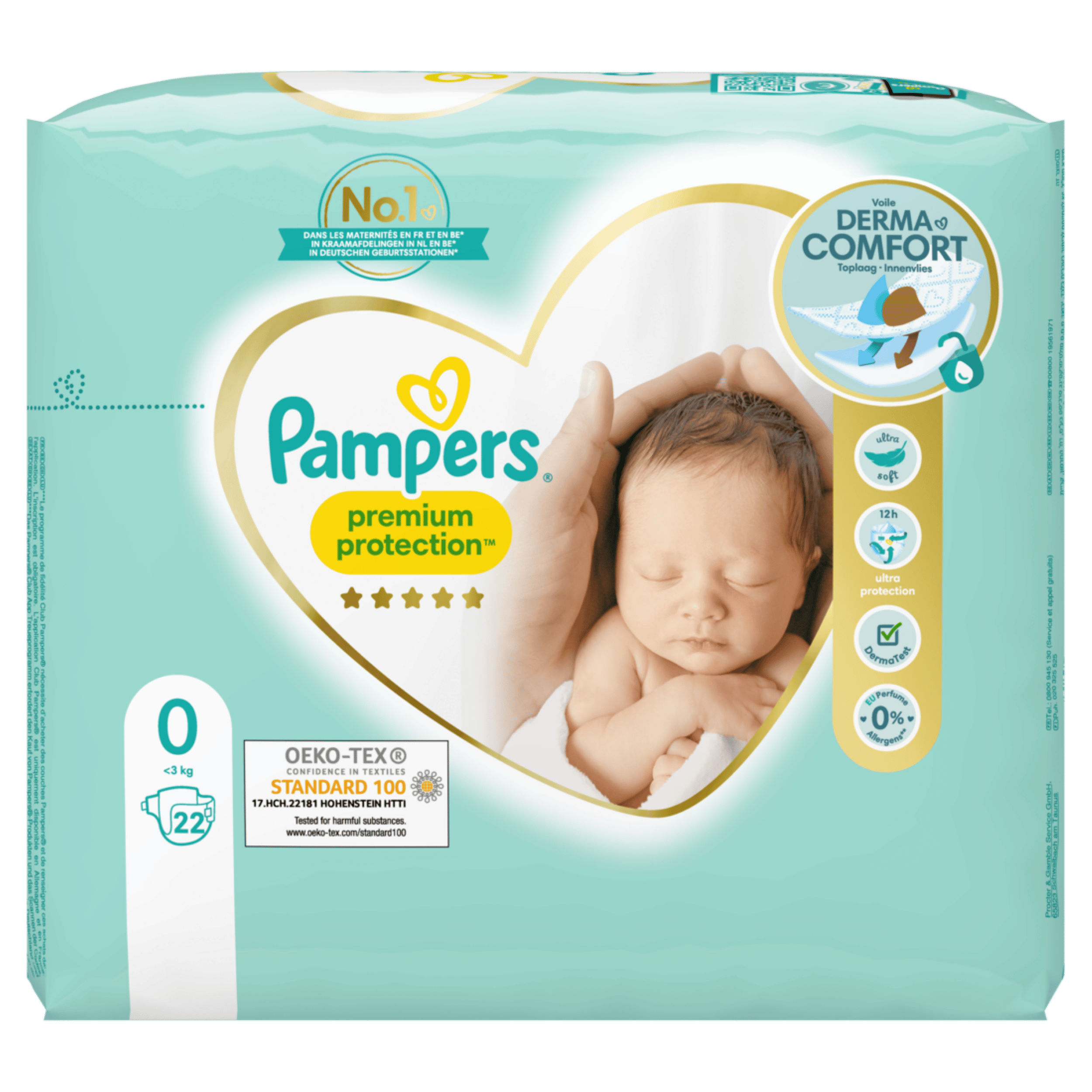 pampers premium care 1 newborn 88 szt