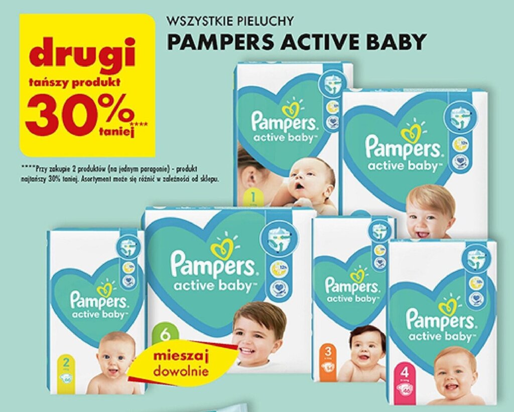 zapinanie pieluszek pampers premium care