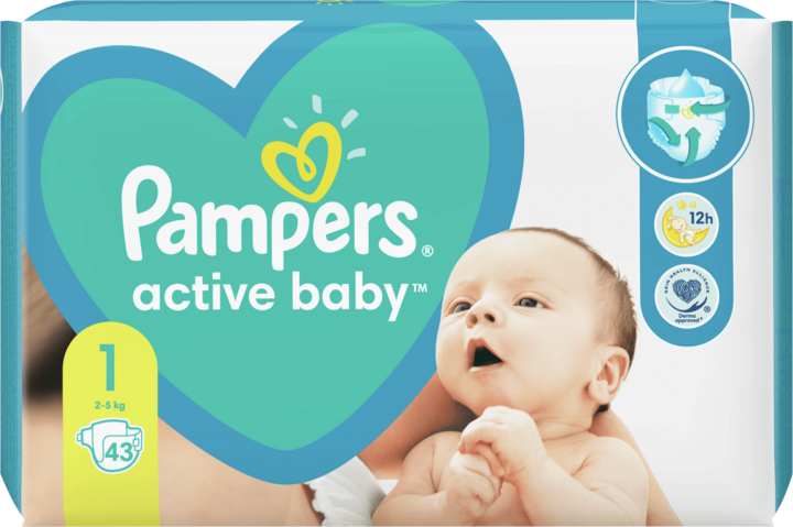 pampers active baby 3 6-10 kg 208 szt