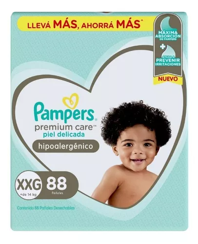 pampers premium care 1 barwiące na niebiesko