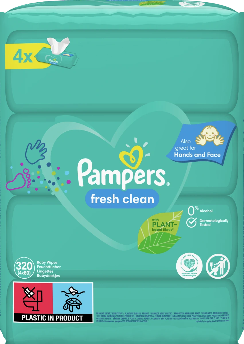 zielone pampersy pampers