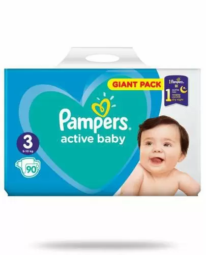 pampers active baby dry 3 96 pieluszek