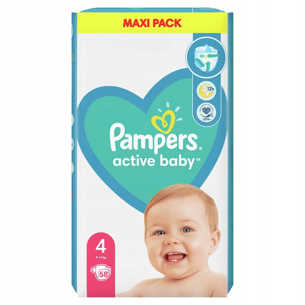 pampers 4 cena 58 sztuk