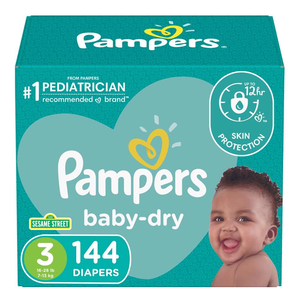 pampers new baby-dry pieluchy rozmiar 2 mini 3-6kg 100 sztuk