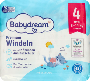 rossmann pampers 4 premum