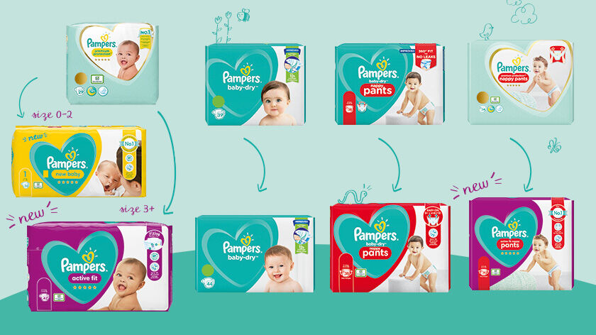 pampers 1 z paskiem