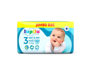 pampers baby-dry 3 cena 124