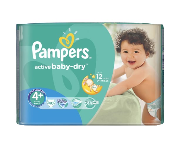 pampers pudło