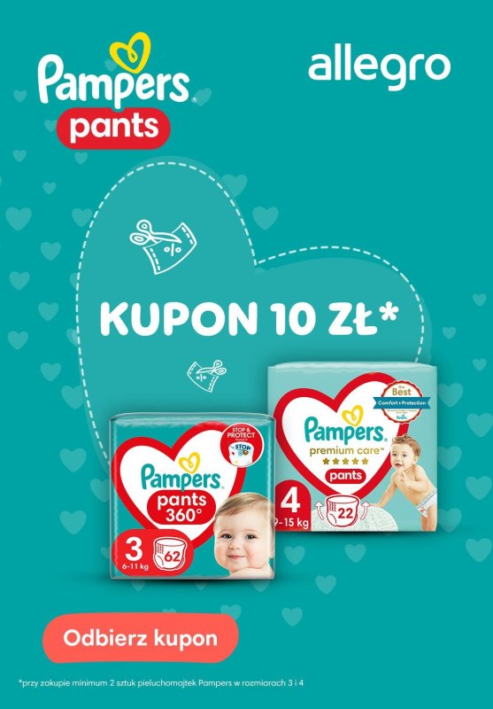 pieluchomajtki pampers najmniejsze