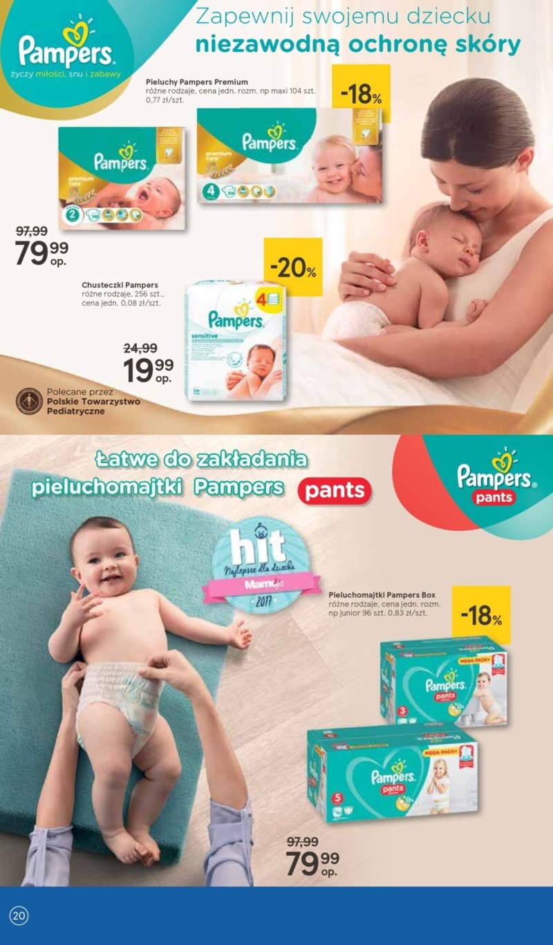 pampers new baby dry 2 76 szt