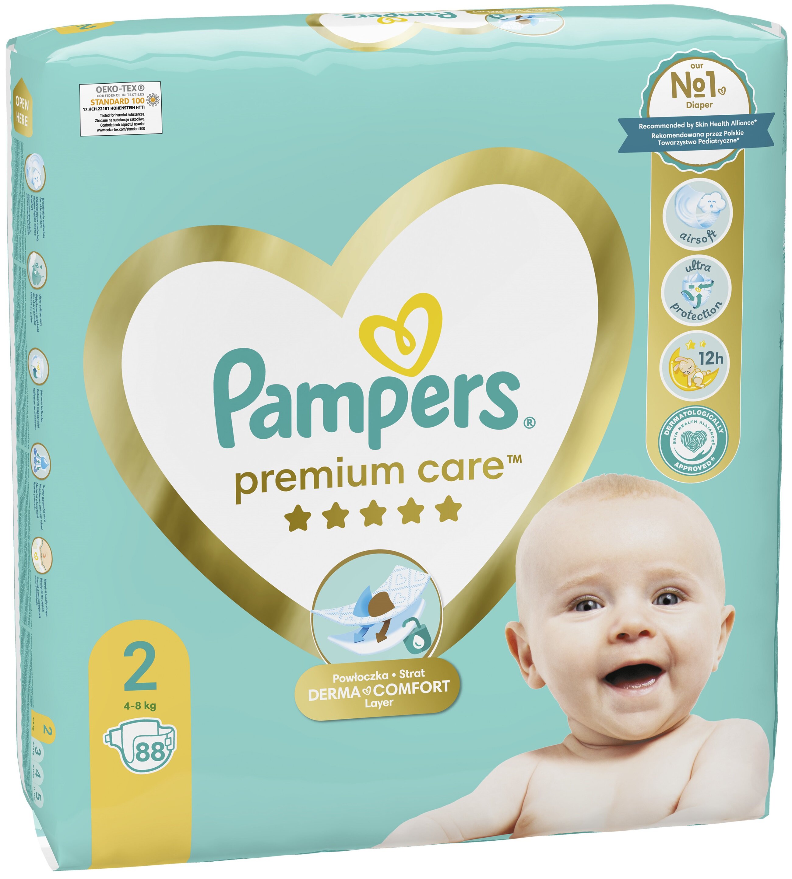 pieluchy newborn pampers na jak długo