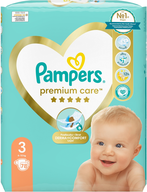 pieluchy pampers cena za sztukę