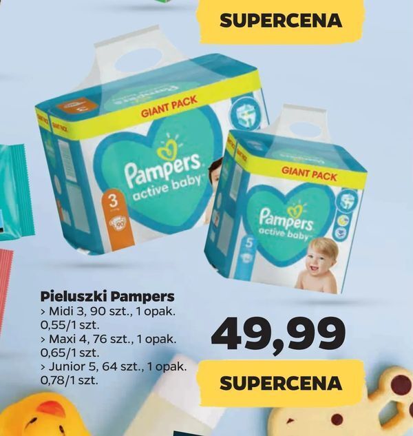 pampers newborn pieluszki 43 szt