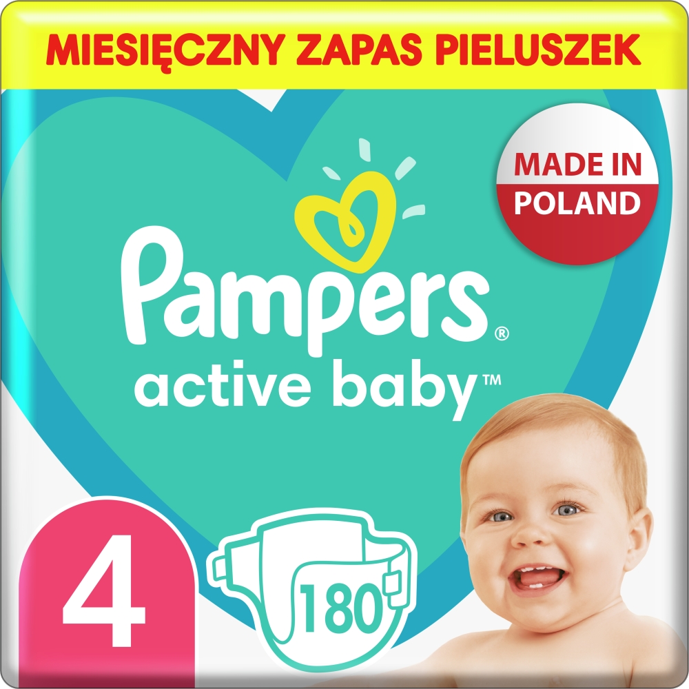 pampers pieluszki zapas 4 maxi aż 174 sztuk hurt