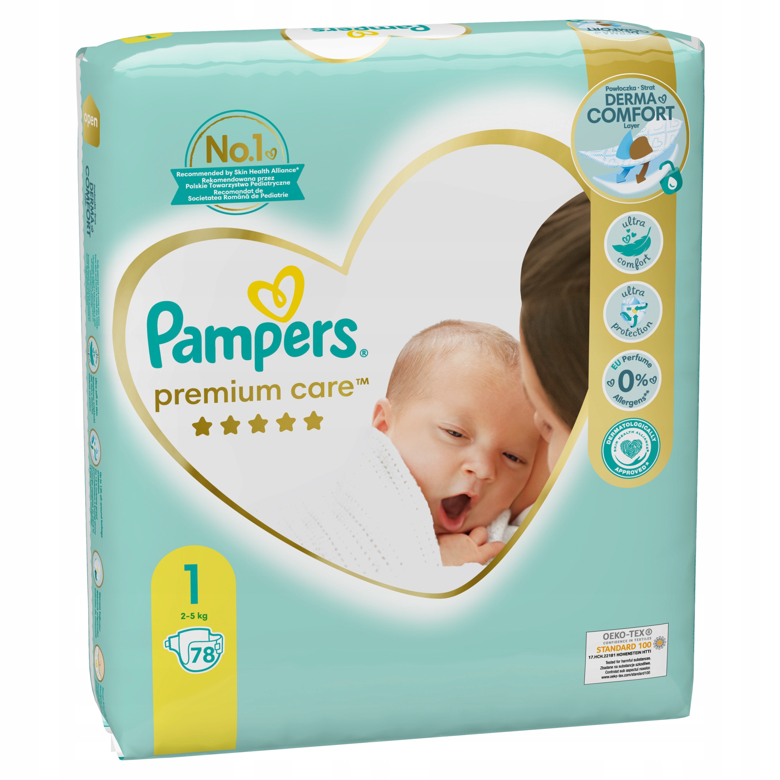 pampers premium care czy new born