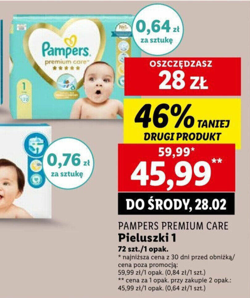 biedronka pampers 29.99