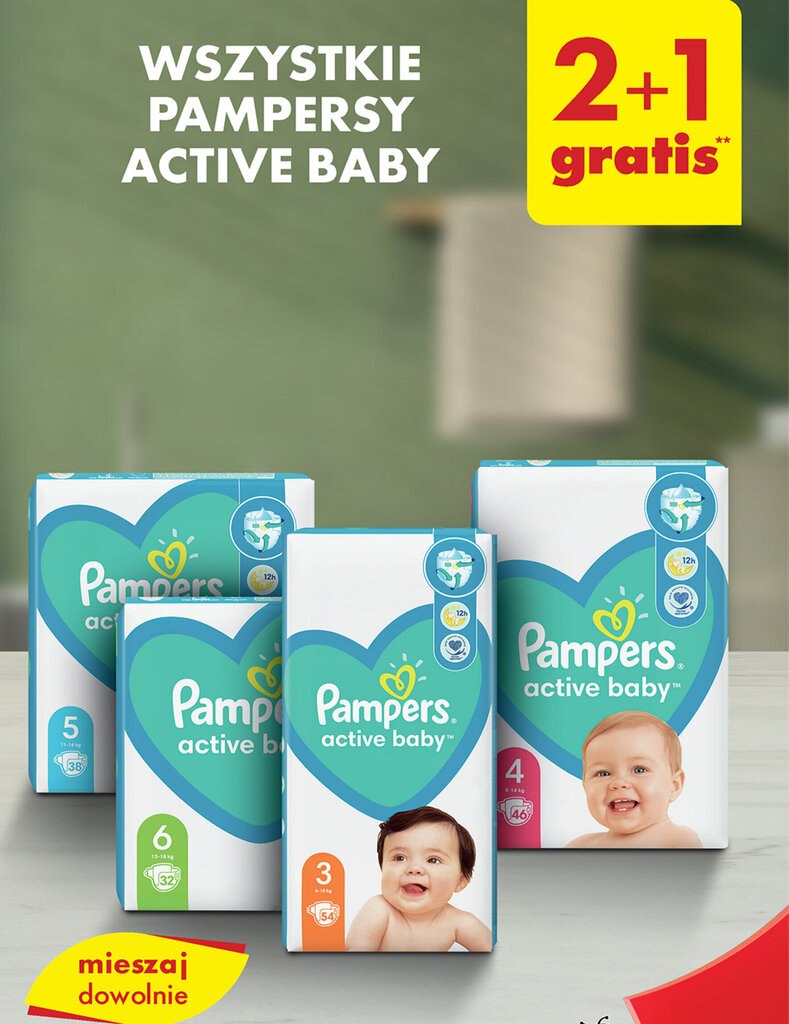 10 sztuk pampers premium care rozmiary